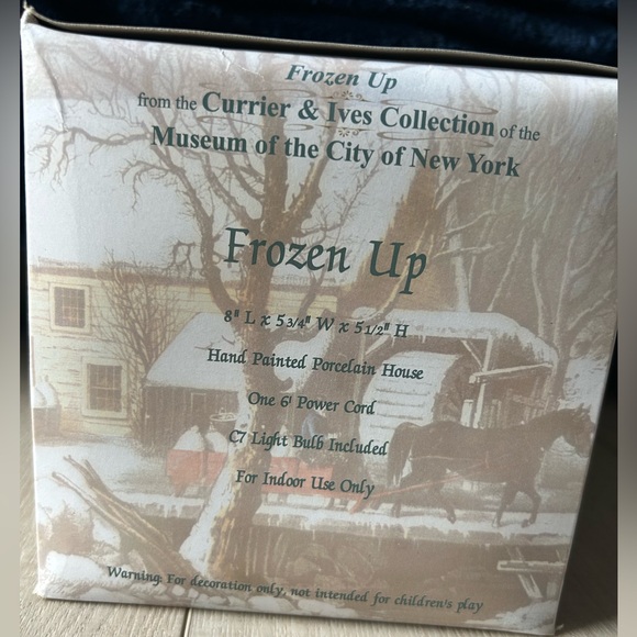 unused vintage Jo Ann’s Christmas village house - Picture 2 of 9